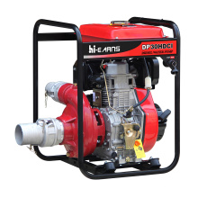 Pompe à eau diesel en fonte à haute pression de 100 mm à haute pression avec moteur diesel 14 ch et réservoir de carburant de 12,5 L